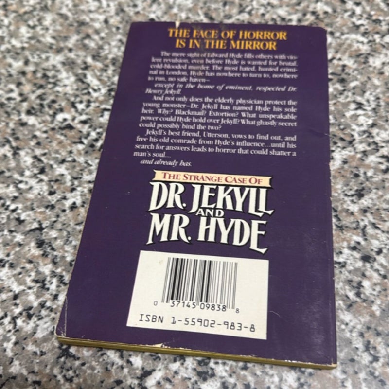 The strange case of DR Jekyll and MR Hyde