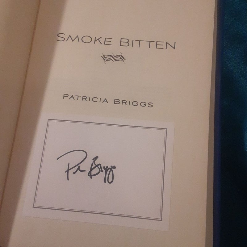 Smoke Bitten SIGNED BY AUTHOR 