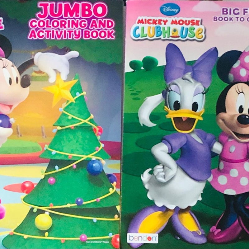 Disney Junior Mickey Mouse ClubHouse Jumbo Coloring & Activity Big fun books 2-pack