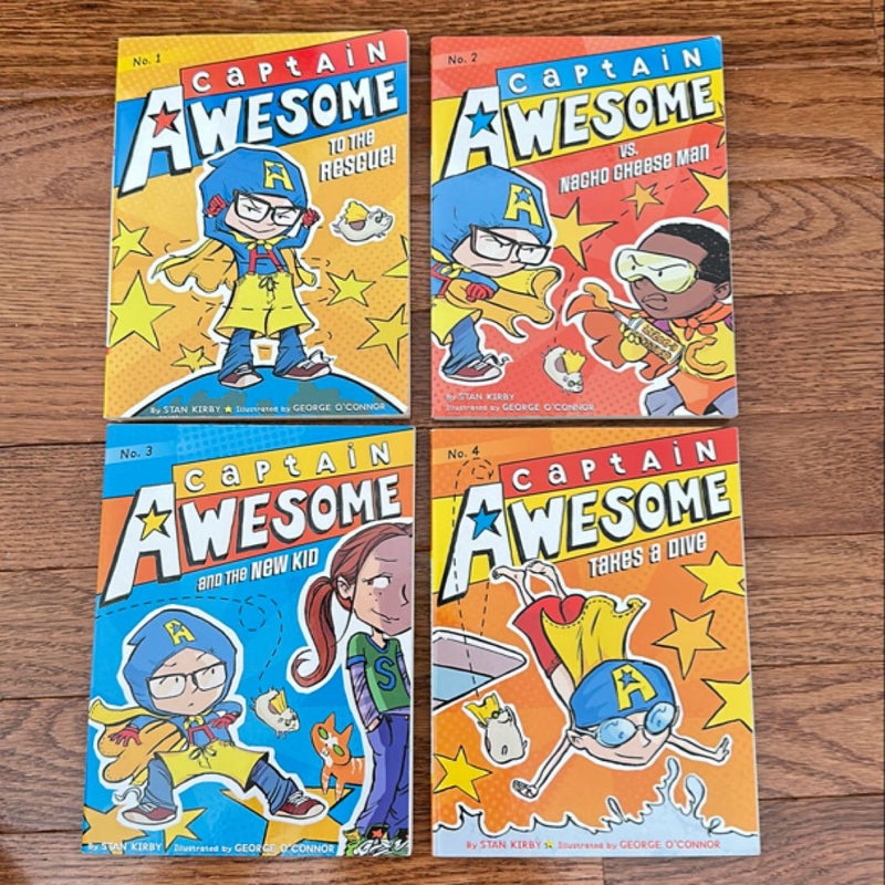 Captain Awesome Series 1-4