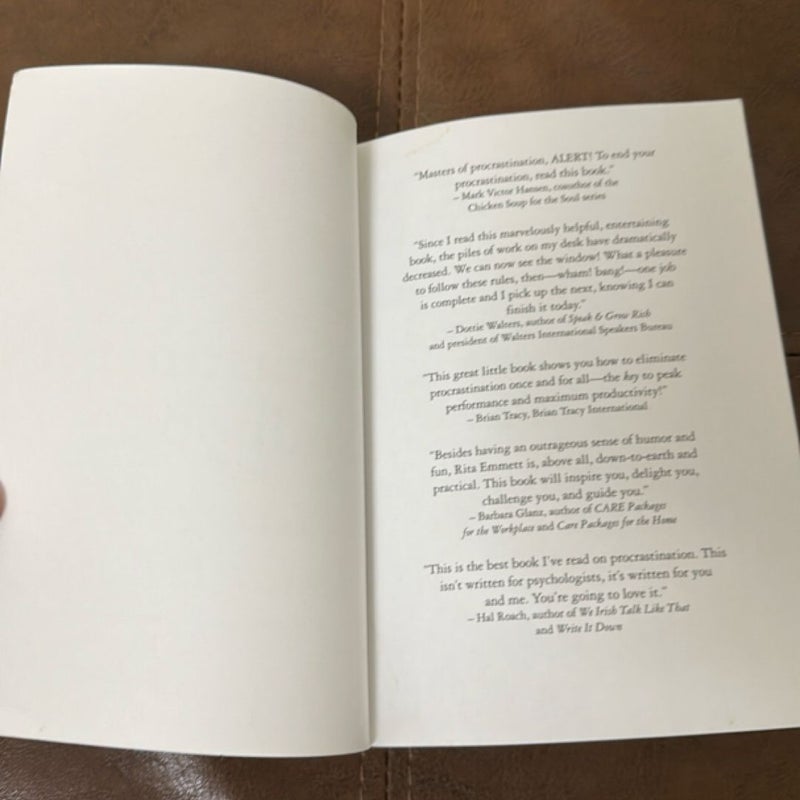 The Procrastinator's Handbook