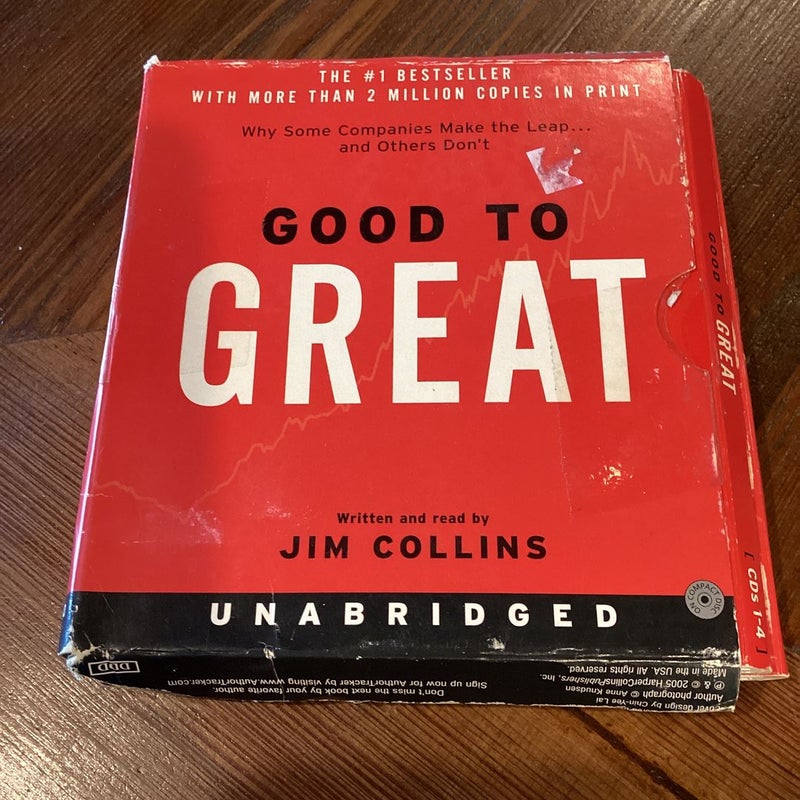 “Good to Great” audiobook