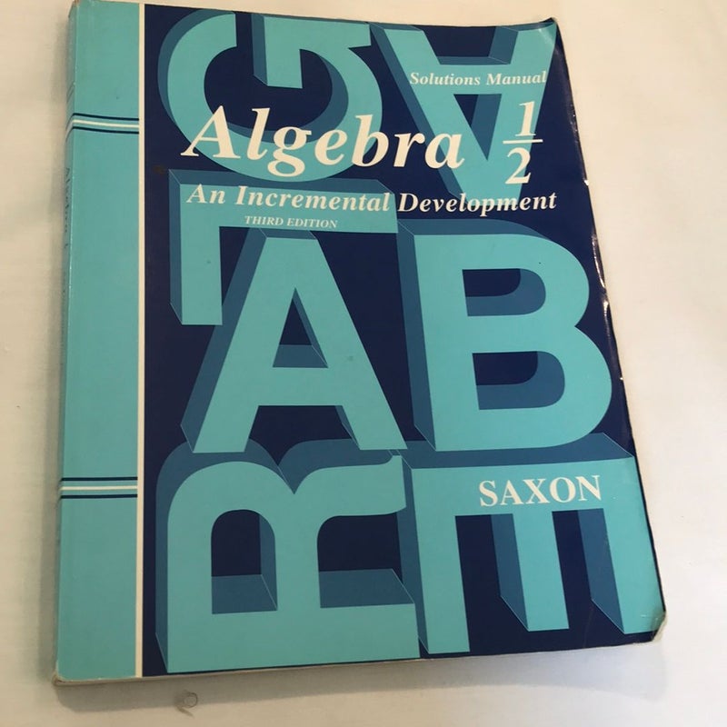 Saxon Algebra 1-2