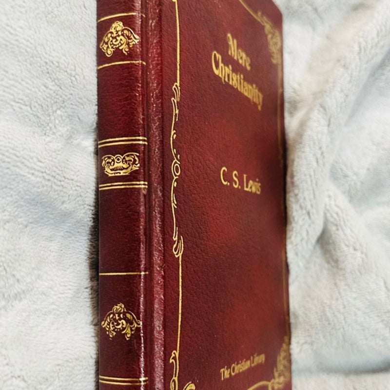 Vintage 1952 Leather Bound Mere Christianity by C.S. Lewis