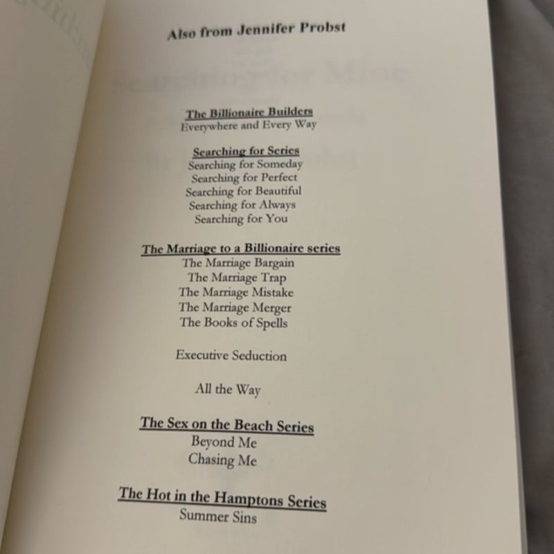 Searching For Mine: A Searching For Novella