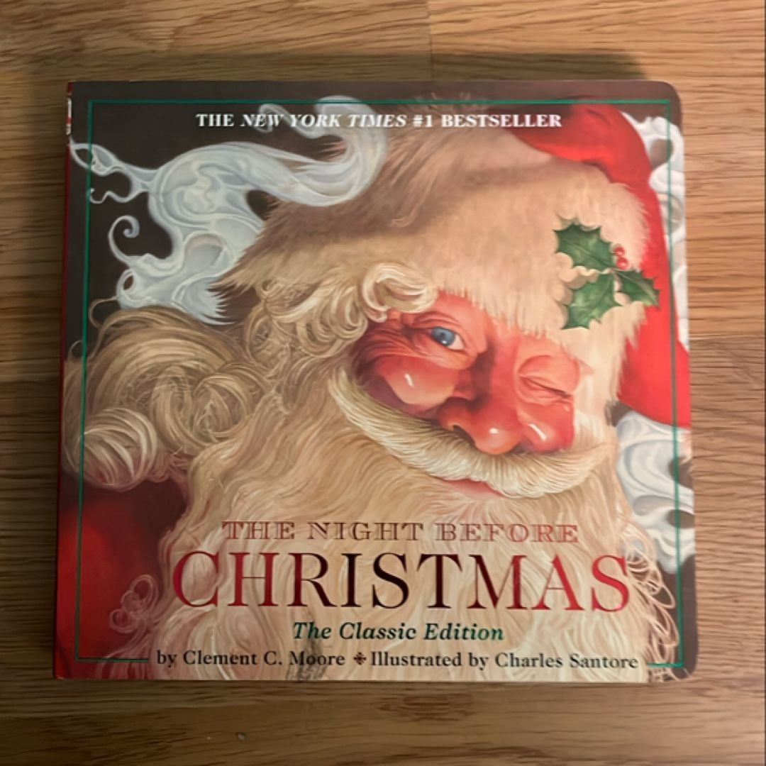 The Night Before Christmas Board Book by Charles Santore; Clement