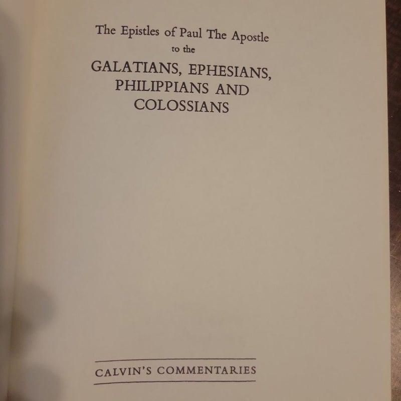 Calvin's New Testament Commentaries 