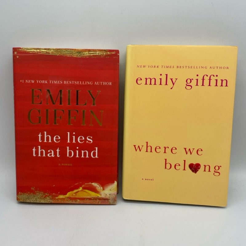 Emily Giffin Book Bundle 
