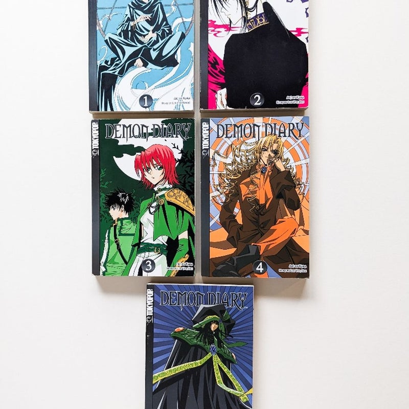 Demon Diary Manga BUNDLE Volumes 1-5