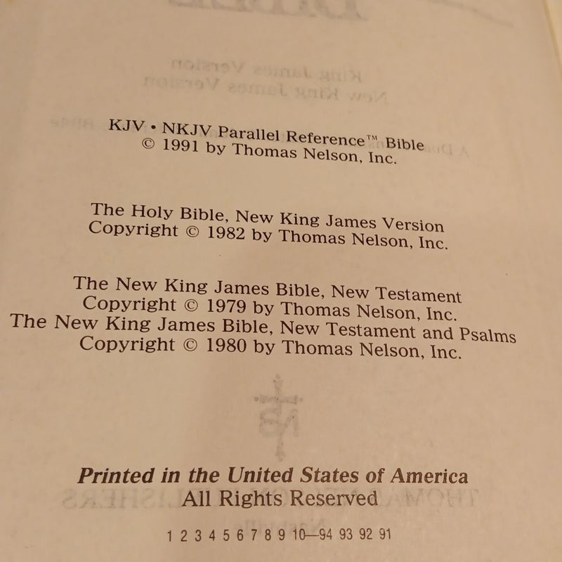 Nelson's KJV/NKJV Parallel Bible with Center-Column References