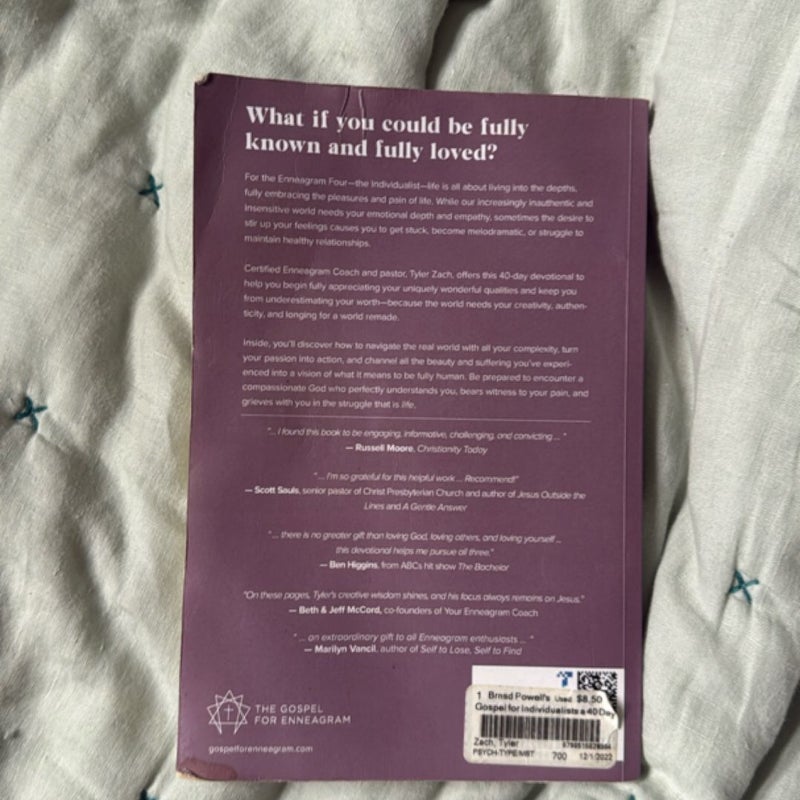 The Gospel for Individualists: a 40-Day Devotional for Passionate, Unique Creatives