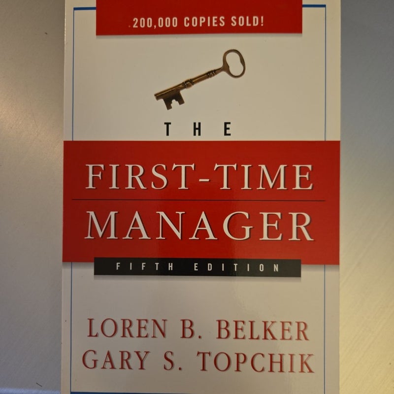 The First-Time Manager