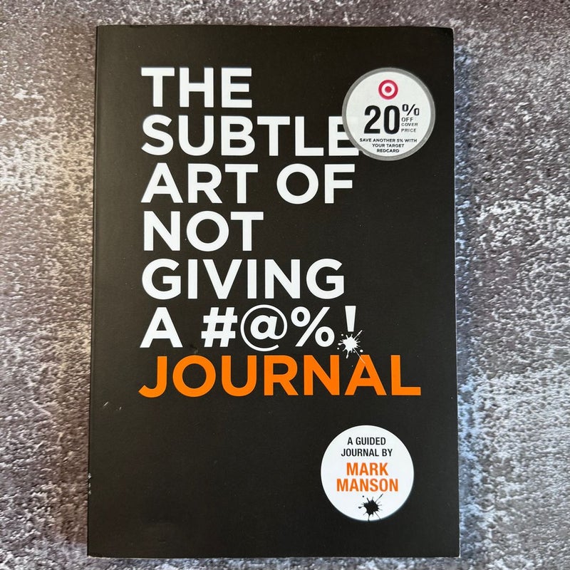 Subtle Art of Not Giving a #@%! Journal Merch Edition