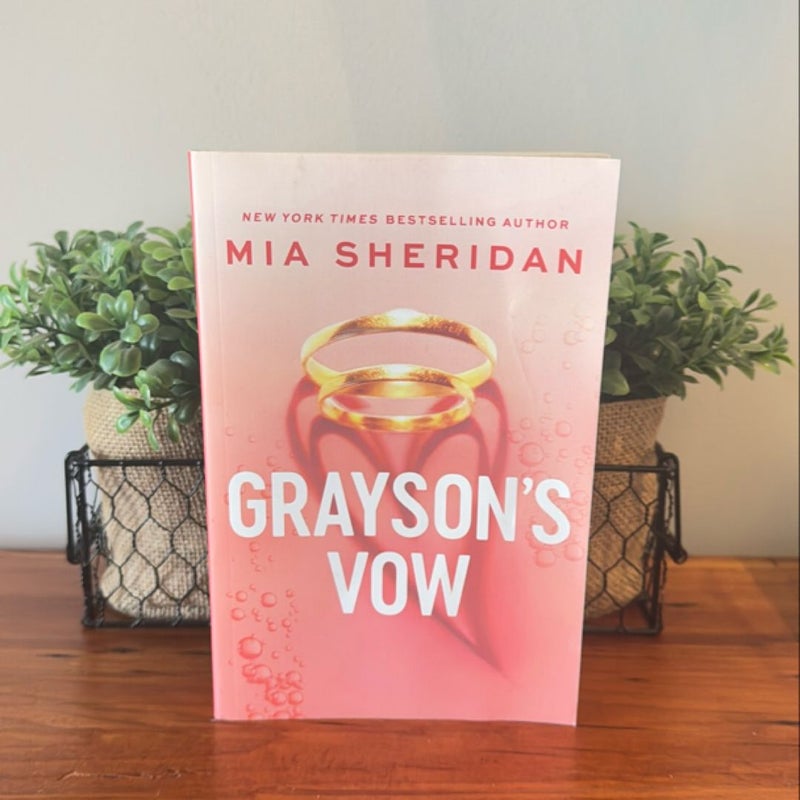 Grayson's Vow signed copy