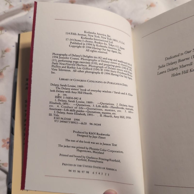 The Delany Sisters' Book of Everyday Wisdom