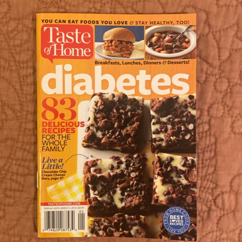 Taste of Home Diabetes Recipes 