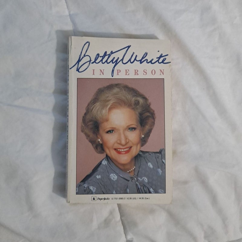 Betty White in Person 1988 paperback bio
