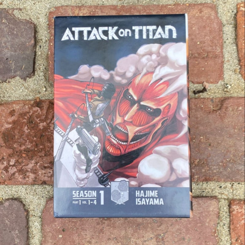 Attack on Titan Season 1 Part 1 Manga Box Set