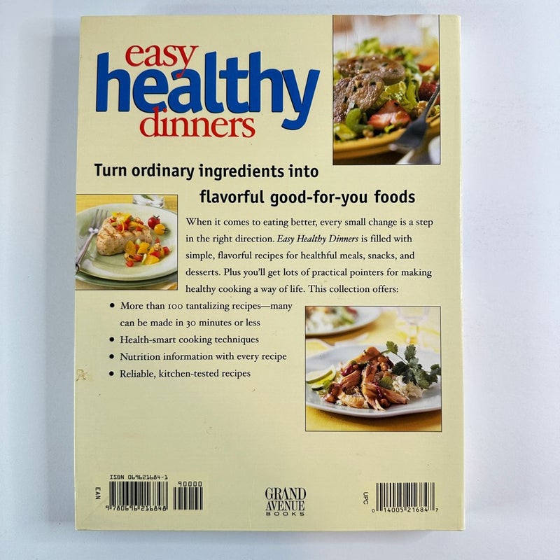 Easy Healthy Dinners Cookbook-Simple Healthy Recipes