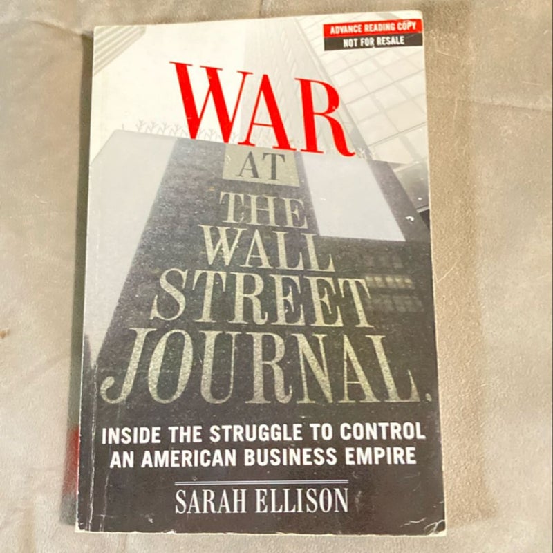 War at the Wall Street Journal