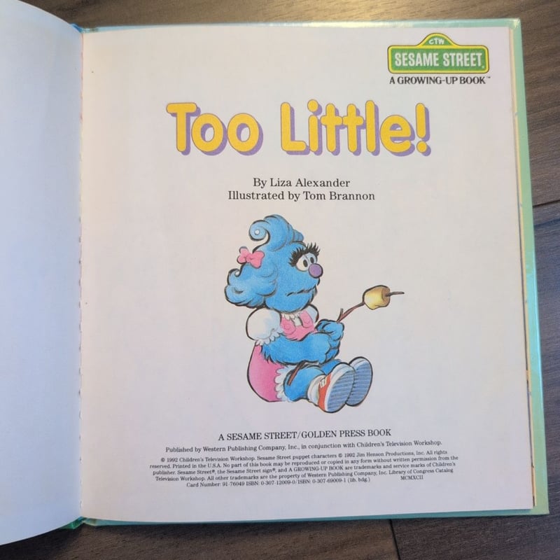 Sesame Street - Too Little (1992)