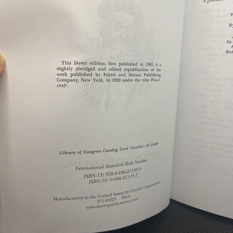 Woodcraft and Camping by W. Sears Nessmuk, Paperback Pango Books