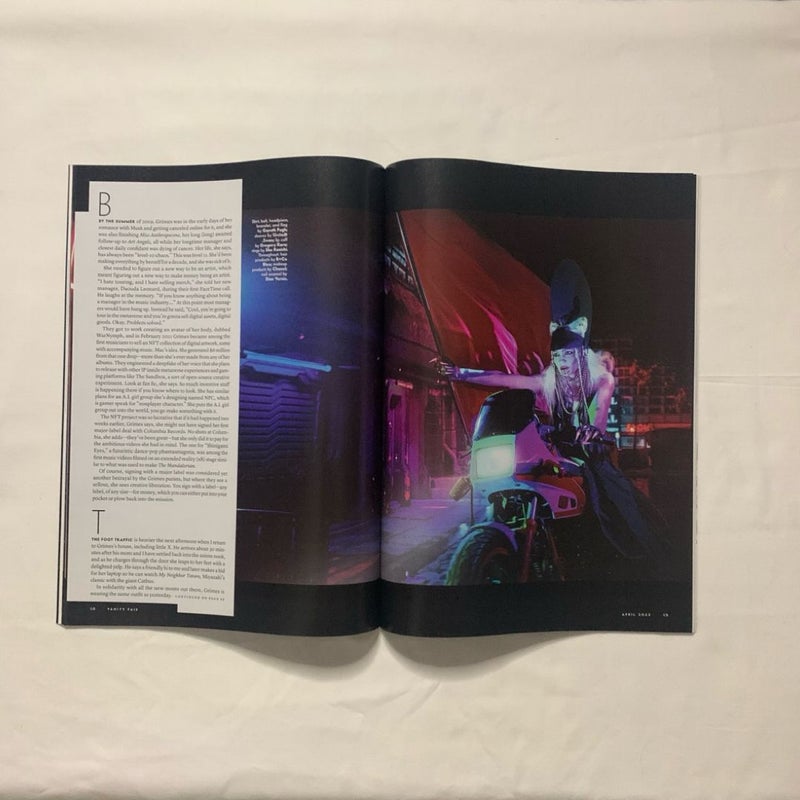 Vanity Fair Grimes Claire Boucher “At Grimes’s House” Issue April 2022 Magazine