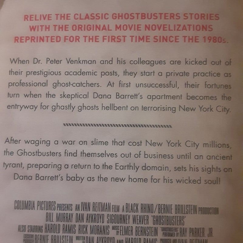 Ghostbusters, the Original Novelizations of Ghostbusters 1 And 2