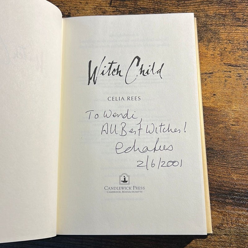 Witch Child ( inscription and author signature)