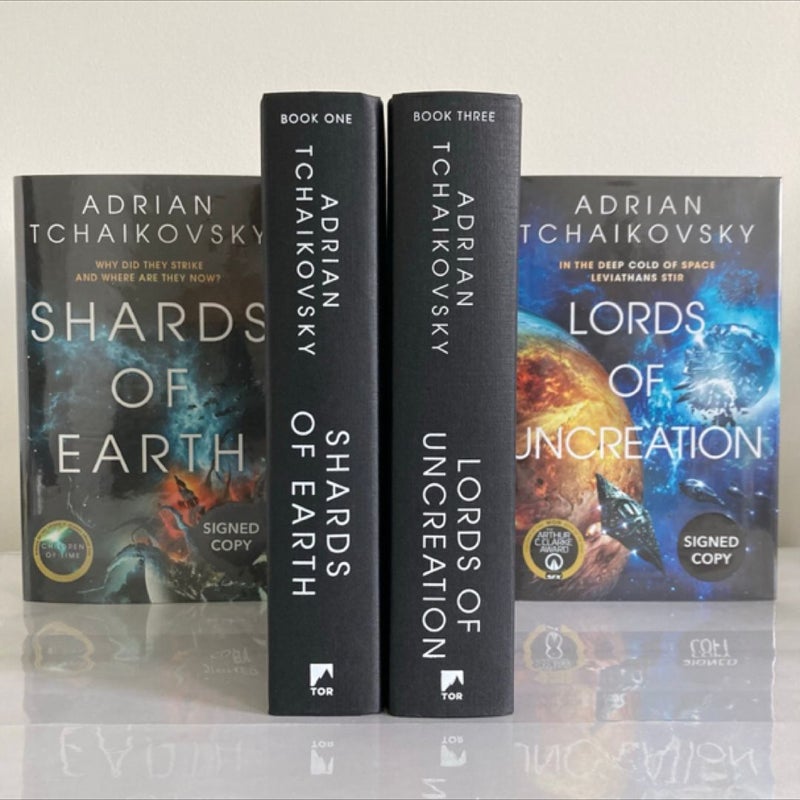 Shards of Earth & Lords of Uncreation Goldsboro SIGNED NUMBERED First Editions