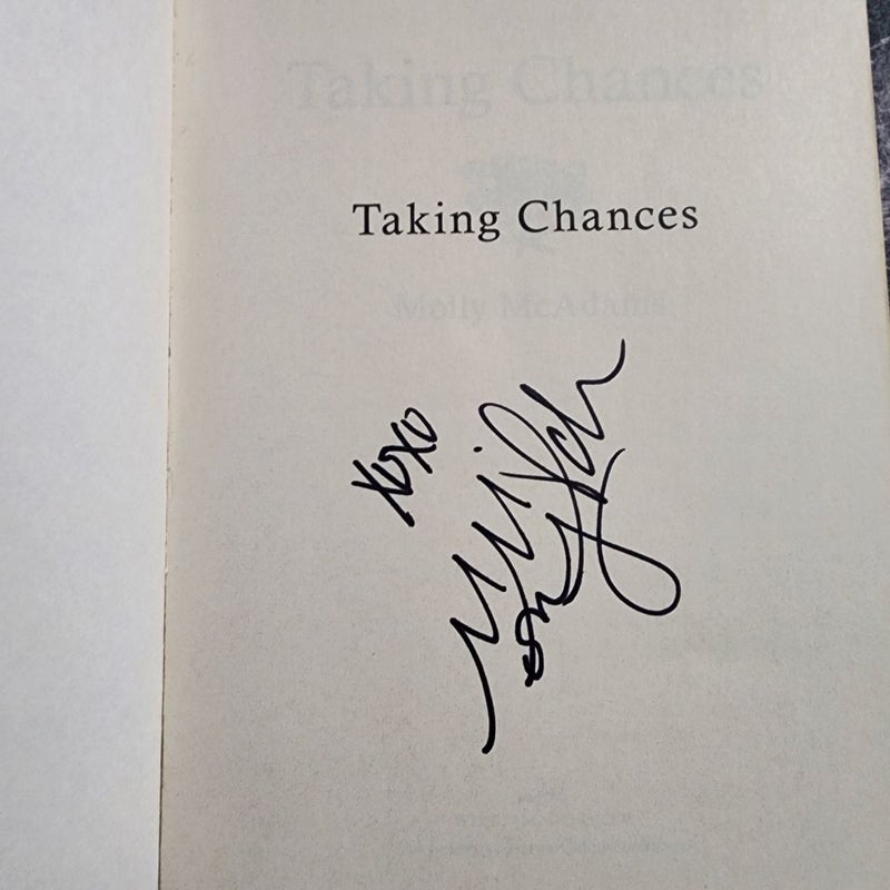 Taking Chances Signed Book