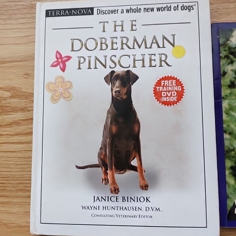  Lot of 2 Doberman Pinscher Care & Training plus dvd