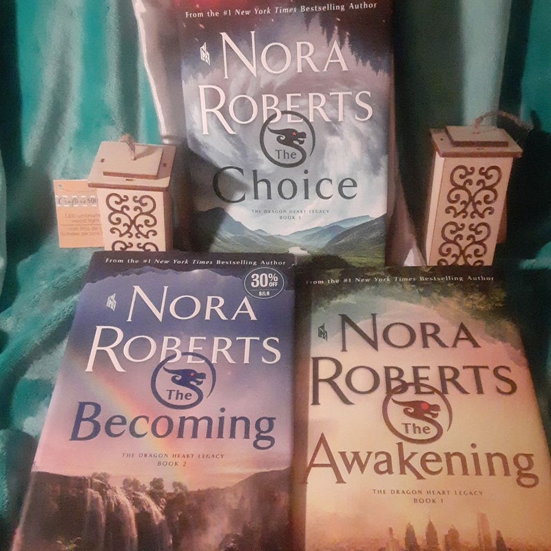 Complete Dragon Heart Legacy hardcover set Choice, Awakening, Becoming 