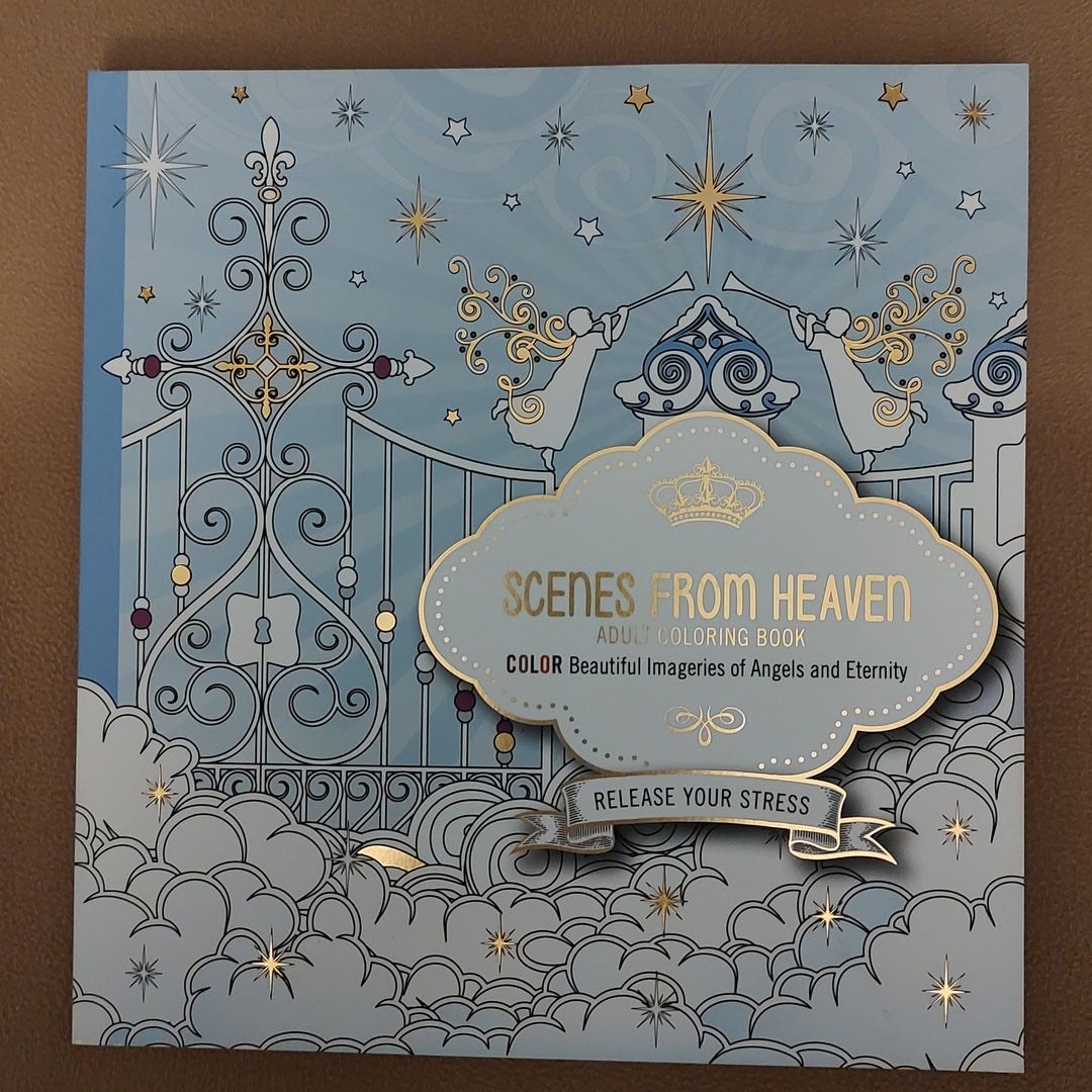 Scenes from Heaven Adult Coloring Book by Charisma House, Paperback