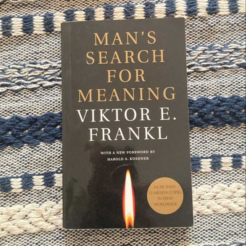 Man's Search for Meaning (OLD EDITION/OUT of PRINT)