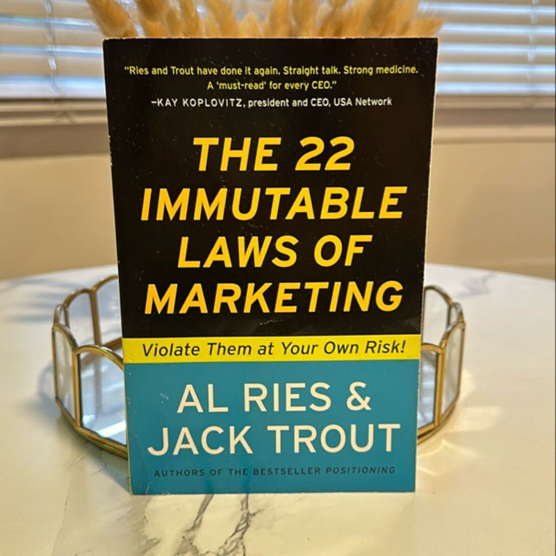 The 22 Immutable Laws of Marketing