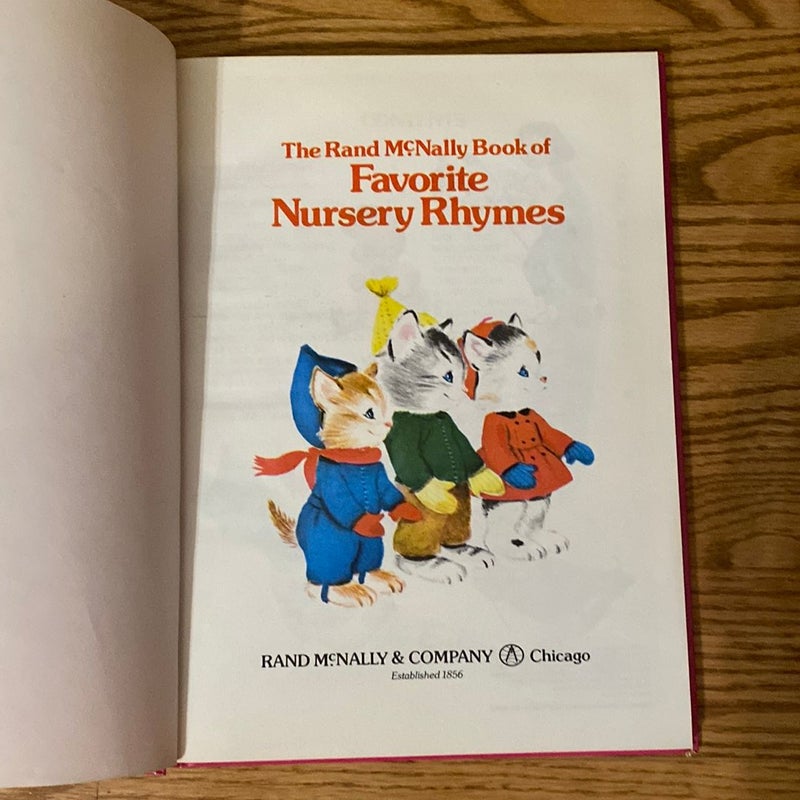 The Rand McNally Book of Favorite Nursery Rhymes