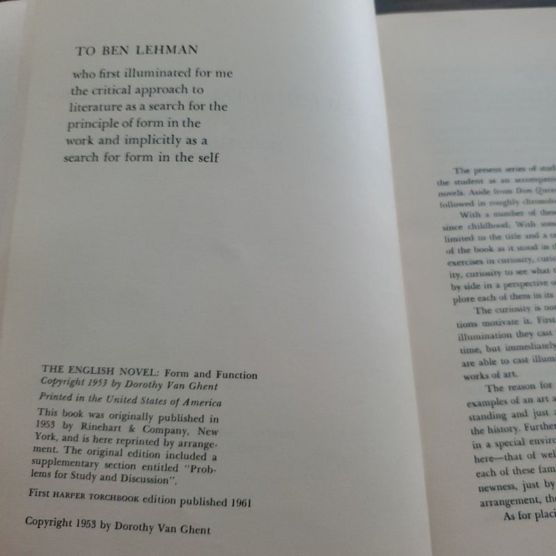 The English Novel
