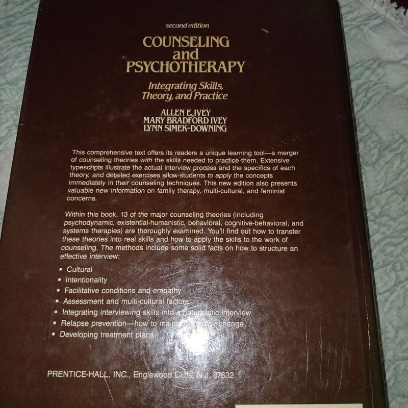 Counseling and Psychotherapy