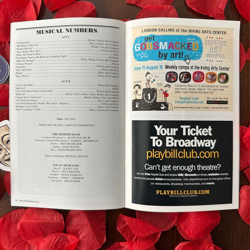 Playbill: Memphis the Musical