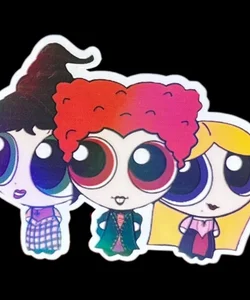 Power Puff Witches Stickee