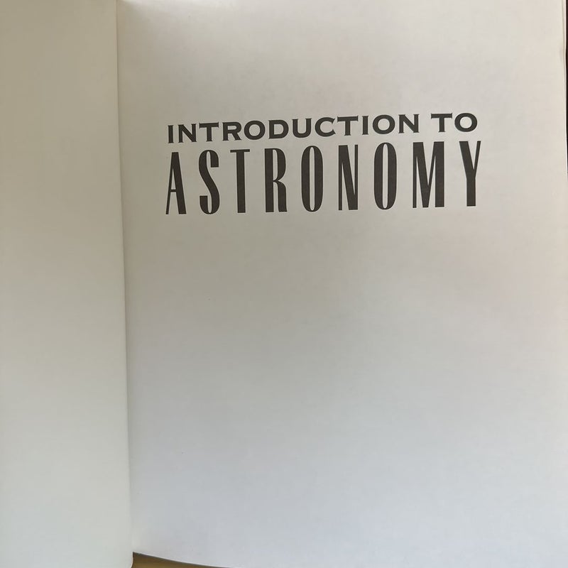 Introduction to Astronomy