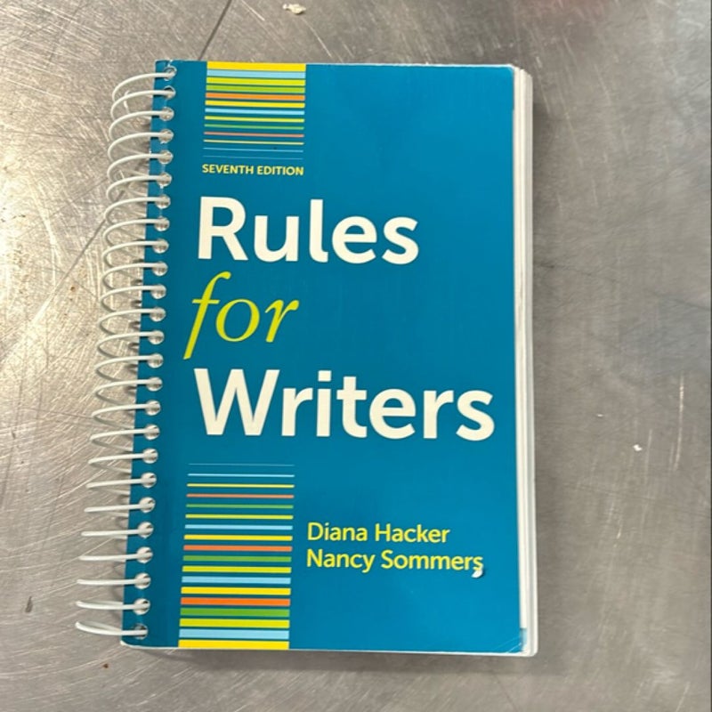 Rules for Writers