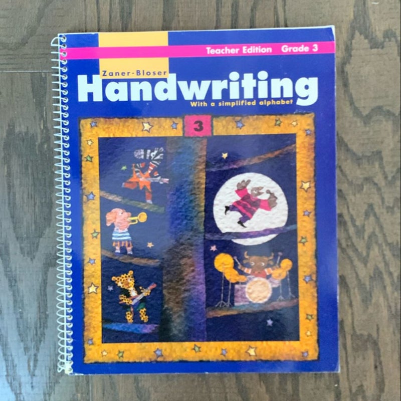 Zaner-Bloser Handwriting 1999