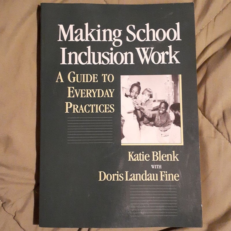 Making School Inclusion Work