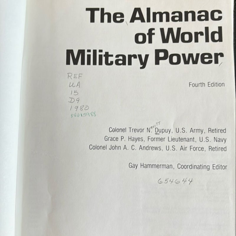 Almanac of World Military Power