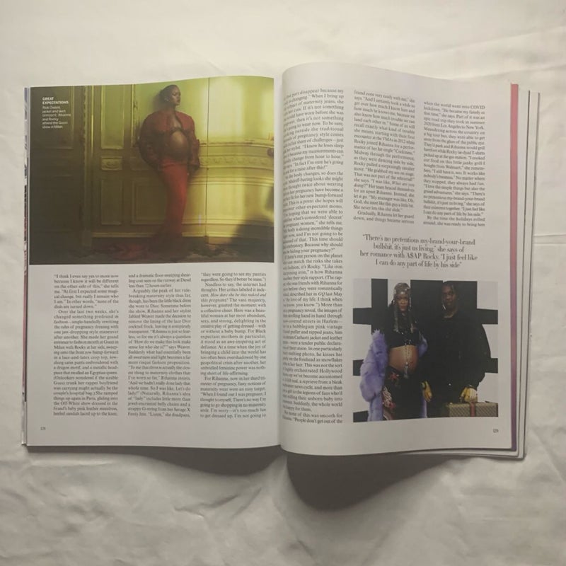 Vogue Rihanna’s “Oh Baby! Plus One” Issue May 2022 Magazine