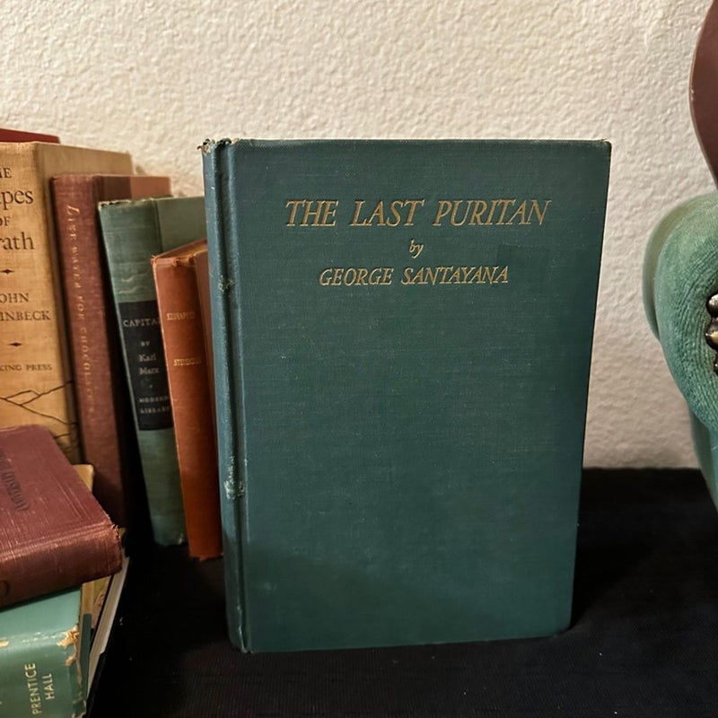 The Last Puritan-George Santayana First Edition/1st Printing 1936