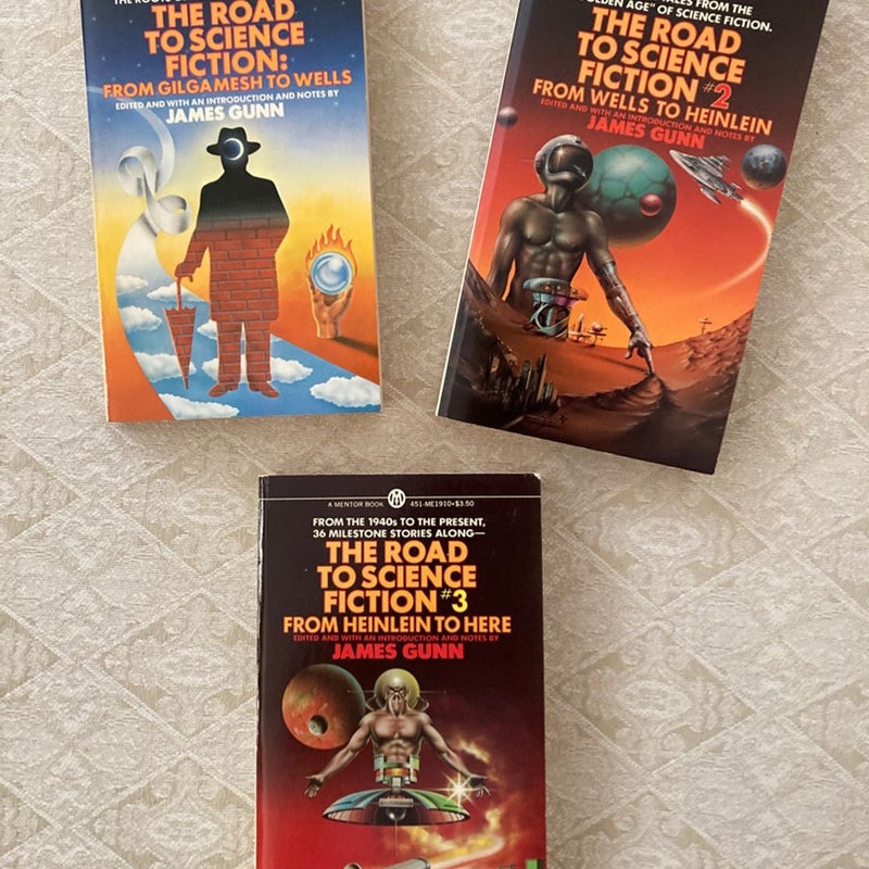 The Road to Science Fiction, James Gunn, 1979 Anthology 3 Book Set new