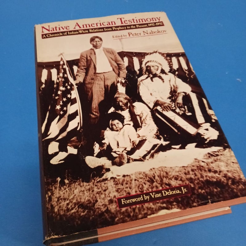 Native American  Testimony 